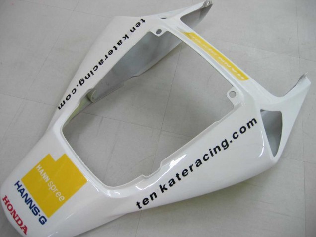 2006-2007 Honda CBR1000RR Motorcycle Fairings - White Green Glossy Black Hannspree 52 Canada