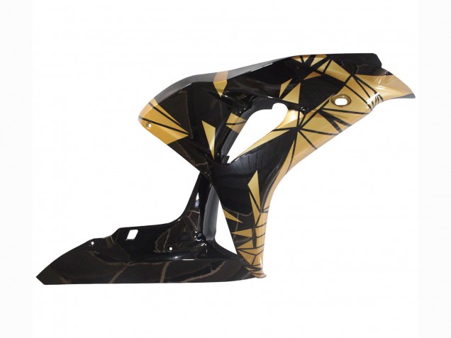 2006-2007 Honda CBR1000RR Motorcycle Fairings - Gold Glossy Black Canada