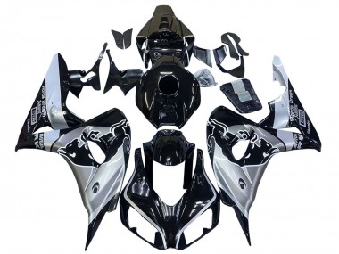2006-2007 Honda CBR1000RR Motorcycle Fairings - Silver Glossy Black Red Bull Canada