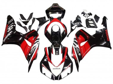 2006-2007 Honda CBR1000RR Motorcycle Fairings - Red Glossy Black Canada