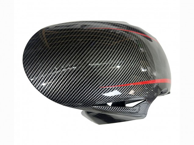 2008-2011 Honda CBR1000RR Motorcycle Fairings - Black Carbon Fiber Red Canada