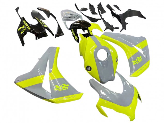 2008-2011 Honda CBR1000RR Motorcycle Fairings - Nardo Grey Fluorescent Green Canada