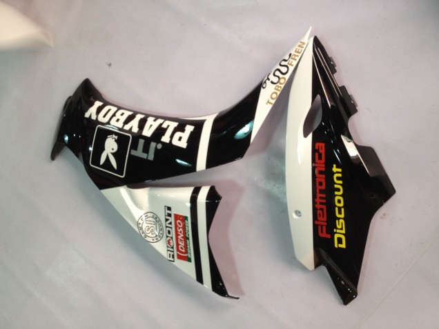 2012-2016 Honda CBR1000RR Motorcycle Fairings - White Glossy Black Rizoma Playboy Canada