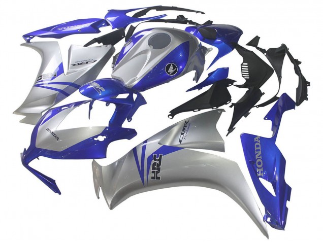 2012-2016 Honda CBR1000RR Motorcycle Fairings - Silver Blue HRC Canada