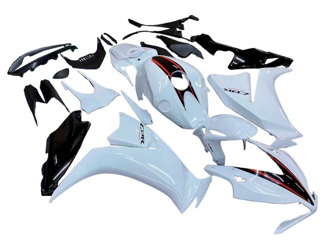 2012-2016 Honda CBR1000RR Motorcycle Fairings - White Glossy Black Canada
