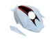 2012-2016 Honda CBR1000RR Motorcycle Fairings - White Glossy Black Canada