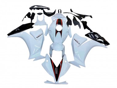 2012-2016 Honda CBR1000RR Motorcycle Fairings - White Glossy Black Canada