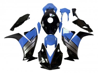 2012-2016 Honda CBR1000RR Motorcycle Fairings - Light Blue Silver Glossy Black Canada