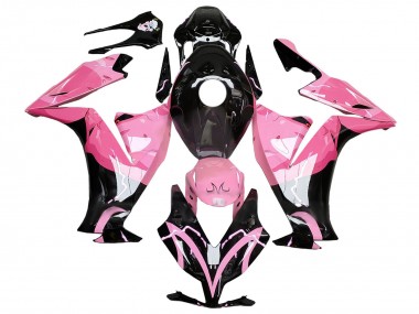 2012-2016 Honda CBR1000RR Motorcycle Fairings - Pink Glossy Black Canada