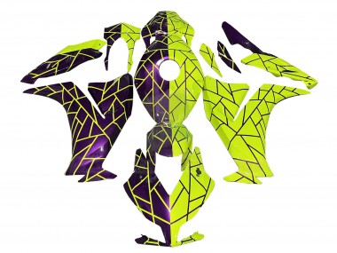 2012-2016 Honda CBR1000RR Motorcycle Fairings - Purple Yellow Canada