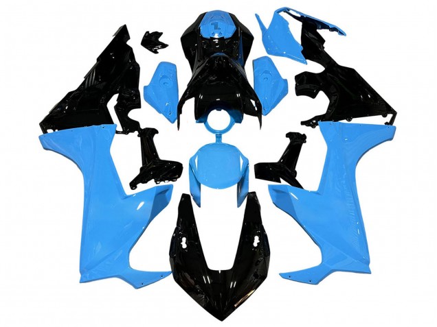 2017-2023 Honda CBR1000RR Motorcycle Fairings - Blue Glossy Black Canada