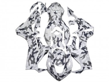 2017-2023 Honda CBR1000RR Motorcycle Fairings - White Grey Camouflage Canada