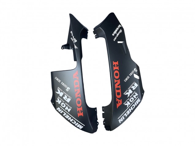 2003-2004 Honda CBR600RR Motorcycle Fairings - Matte Black Orange Repsol Rossi 46 Canada
