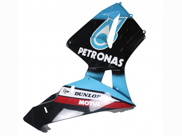 2003-2004 Honda CBR600RR Motorcycle Fairings - Light Blue Red Glossy Black Dunlop Canada