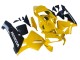 2003-2004 Honda CBR600RR Motorcycle Fairings - Yellow Glossy Black Canada