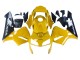2003-2004 Honda CBR600RR Motorcycle Fairings - Yellow Glossy Black Canada