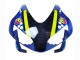 2003-2004 Honda CBR600RR Motorcycle Fairings - Blue Neon Yellow Glossy Black Shark Canada