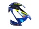 2003-2004 Honda CBR600RR Motorcycle Fairings - Blue Neon Yellow Glossy Black Shark Canada