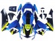 2003-2004 Honda CBR600RR Motorcycle Fairings - Blue Neon Yellow Glossy Black Shark Canada
