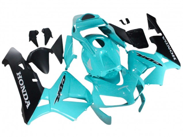 2003-2004 Honda CBR600RR Motorcycle Fairings - Light Blue Black Canada