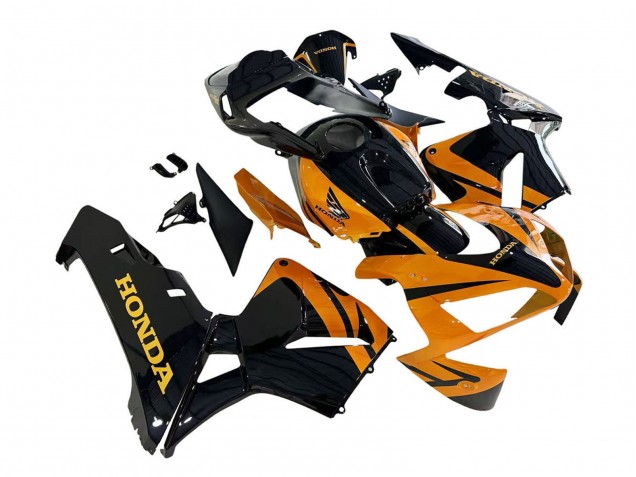 2003-2004 Honda CBR600RR Motorcycle Fairings Kits - Orange White Red Glossy Black Repsol Canada