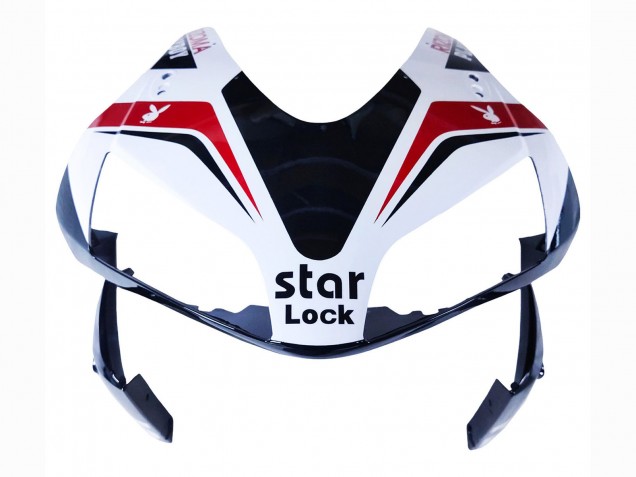 2003-2004 Honda CBR600RR Motorcycle Fairings - White Red Glossy Black DENSO Rimont Canada