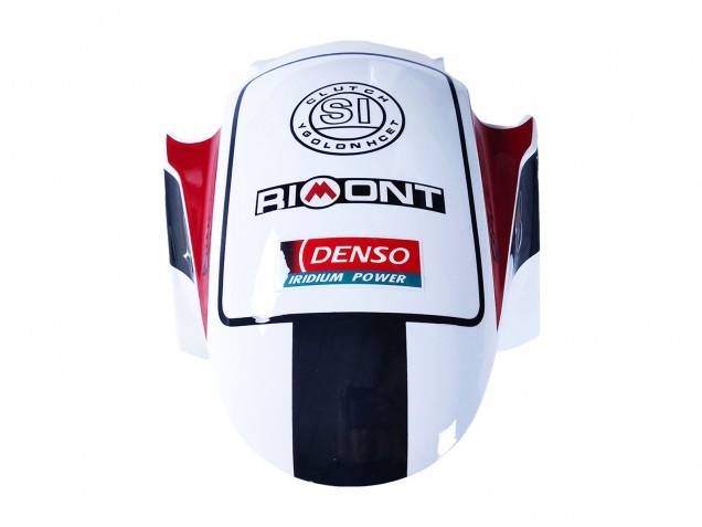 2003-2004 Honda CBR600RR Motorcycle Fairings - White Red Glossy Black DENSO Rimont Canada