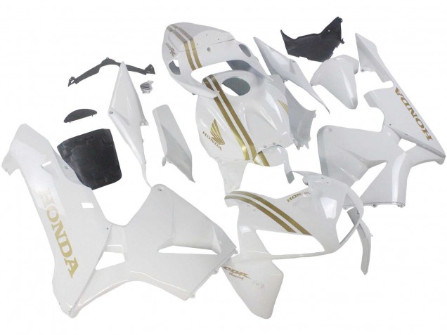 2005-2006 Honda CBR600RR Motorcycle Fairings - White Gold Canada