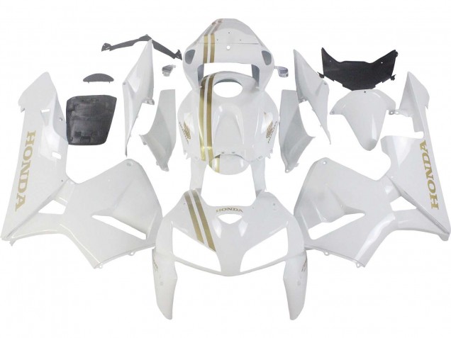 2005-2006 Honda CBR600RR Motorcycle Fairings - White Gold Canada