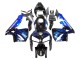 2005-2006 Honda CBR600RR Motorcycle Fairing - Glossy Black Blue Flame Canada