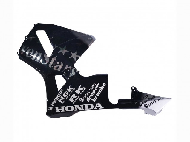 2005-2006 Honda CBR600RR Motorcycle Fairings - Black Silver SevenStars Canada