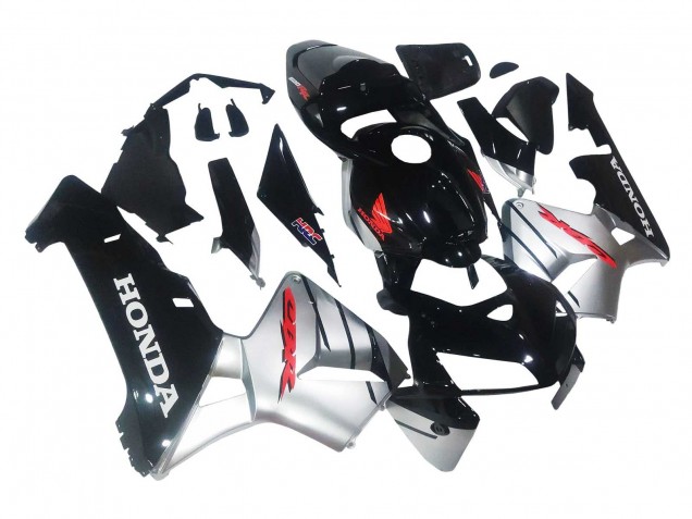 2005-2006 Honda CBR600RR Motorcycle Fairings - Silver Black Canada