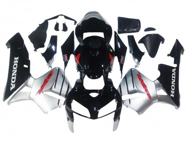 2005-2006 Honda CBR600RR Motorcycle Fairings - Silver Black Canada