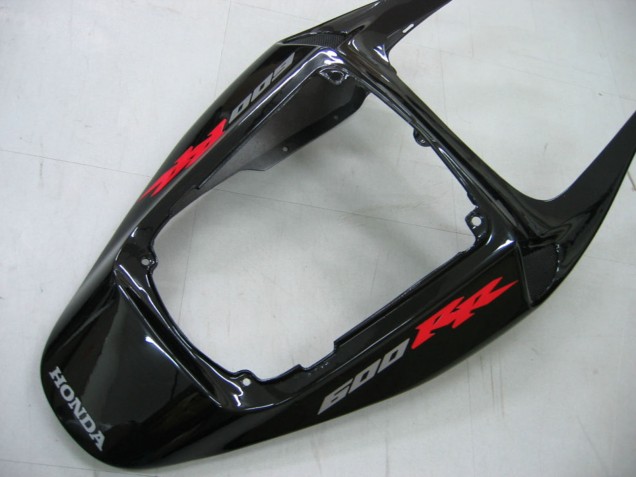 2005-2006 Honda CBR600RR Motorcycle Fairings - Glossy Black Grey Flame Canada