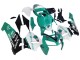 2005-2006 Honda CBR600RR Motorcycle Fairings - Light Green White Glossy Black Joe Rocket Canada