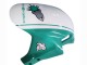 2005-2006 Honda CBR600RR Motorcycle Fairings - Light Green White Glossy Black Joe Rocket Canada