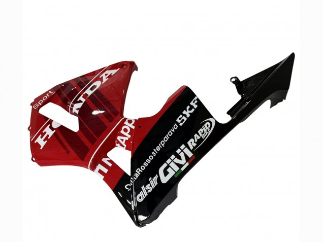 2005-2006 Honda CBR600RR Motorcycle Fairings - Red Black Valsir 03 Canada