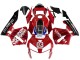 2005-2006 Honda CBR600RR Motorcycle Fairings - Red Black Valsir 03 Canada