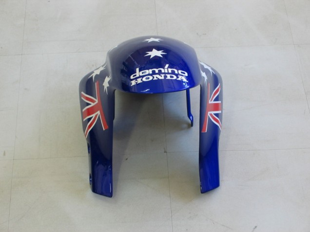 2005-2006 Honda CBR600RR Motorcycle Fairings - Red White Blue DENSO Canada