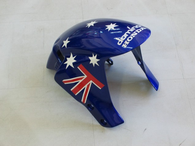 2005-2006 Honda CBR600RR Motorcycle Fairings - Red White Blue DENSO Canada