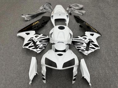 2005-2006 Honda CBR600RR Motorcycle Fairings - White Black Canada