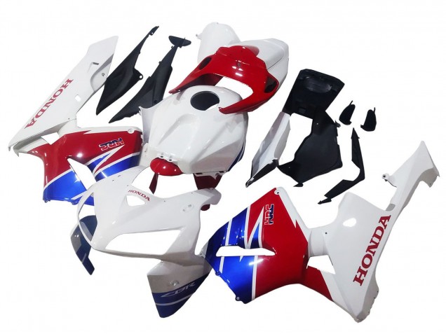 2005-2006 Honda CBR600RR Motorcycle Fairings - White Blue Red Canada