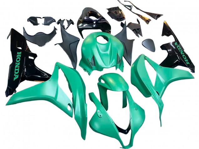 2007-2008 Honda CBR600RR Bike Fairings - Green Glossy Black Canada