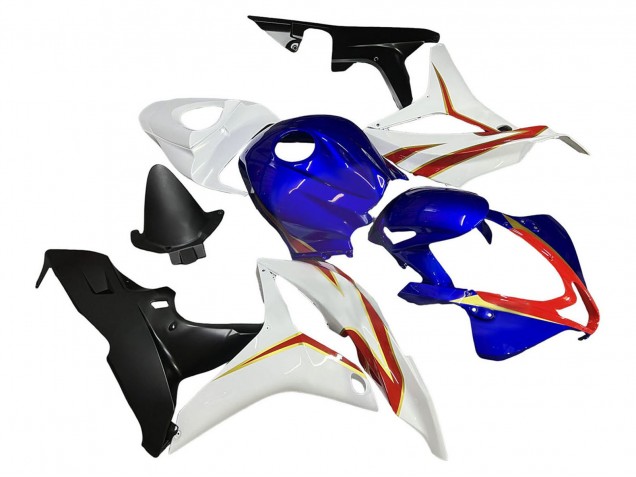 2007-2008 Honda CBR600RR Motorcycle Fairings - White Blue Red Glossy Black Canada