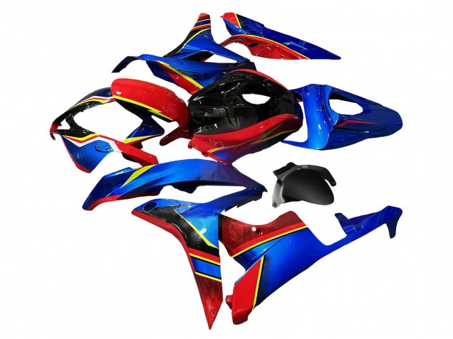 2007-2008 Honda CBR600RR Motorcycle Fairings - Blue Red Yellow Glossy Black Canada