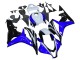 2007-2008 Honda CBR600RR Motorcycle Fairing - White Blue Glossy Black Canada