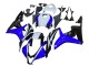2007-2008 Honda CBR600RR Motorcycle Fairing - White Blue Glossy Black Canada