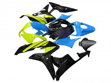 2007-2008 Honda CBR600RR Motorcycle Fairings - Blue Yellow Glossy Black Canada