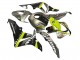 2007-2008 Honda CBR600RR Motorcycle Fairings - Grey Fluorescent Yellow Shark Canada