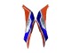 2007-2008 Honda CBR600RR Motorcycle Fairings - Silver Blue Red HRC Canada